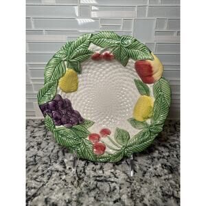 Fitz and Floyd 1990 Fruit 8.75” Bowl